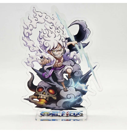 Figura Acrílica Monkey D. Luffy Gear 5 de One Piece (Foil)