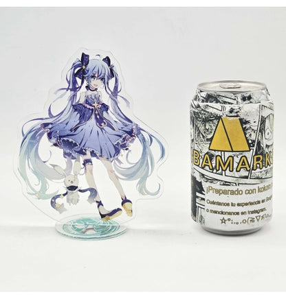 Figura Acrílica Hatsune Miku Snow Edition (Foil)