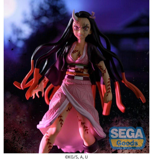 Figura de Nezuko Kamado Kimetsu no Yaiba: Figurizm – Demon Form Advancing ver. - Sega