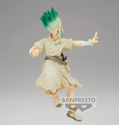 Figura de Senku Ishigami Dr. STONE: Figure of Stone World ~ Zoukei no Kagaku – Banpresto