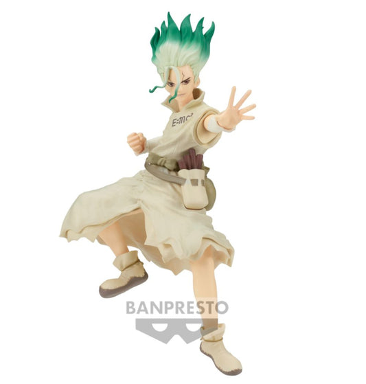 Figura de Senku Ishigami Dr. STONE: Figure of Stone World ~ Zoukei no Kagaku – Banpresto
