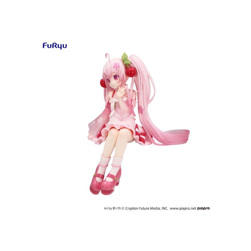 Figura Sakura Miku 2025 - FuRyu - Edição Primavera em Vaso