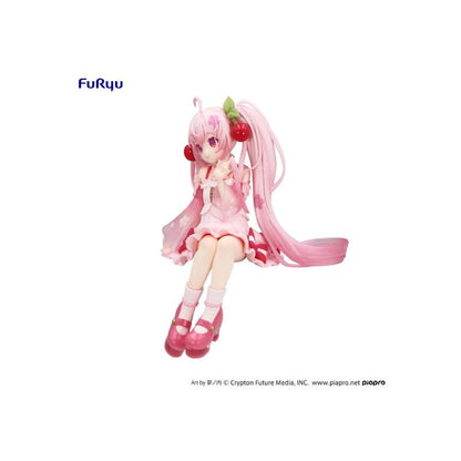 Figura Sakura Miku 2025 - FuRyu - Edição Primavera em Vaso