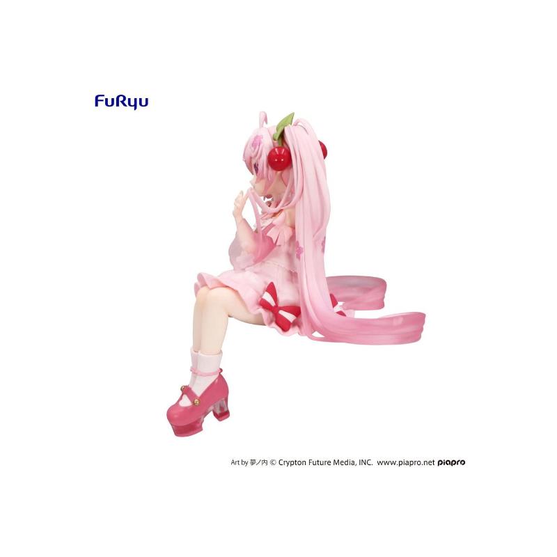 Figura Sakura Miku 2025 - FuRyu - Edição Primavera em Vaso