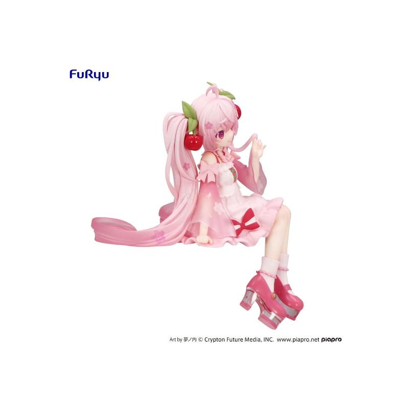 Figura Sakura Miku 2025 - FuRyu - Edição Primavera em Vaso