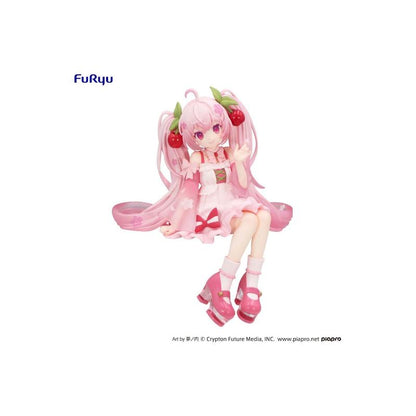 Figura Sakura Miku 2025 - FuRyu - Edição Primavera em Vaso