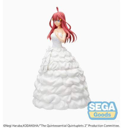 Figura The Quintessential Quintuplets Estatua PVC SPM Itsuki Nakano Bride Ver. - SEGA
