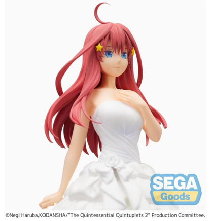 Figura The Quintessential Quintuplets Estatua PVC SPM Itsuki Nakano Bride Ver. - SEGA