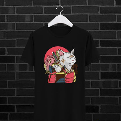 Camiseta Gato Samurai