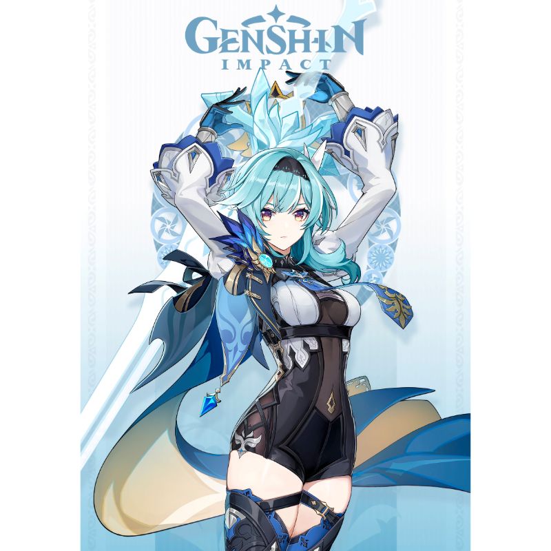 Poster Eula Lawrence - Genshin Impact