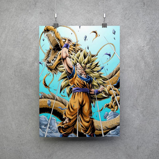 Póster Goku SSJ3 Dragon Ball Z