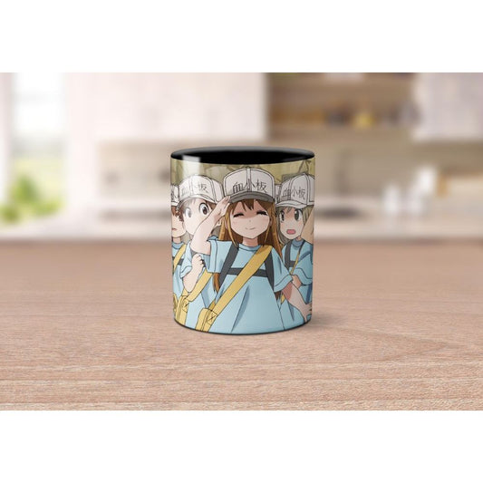 Caneca Hataraku Saibou Plaquetas