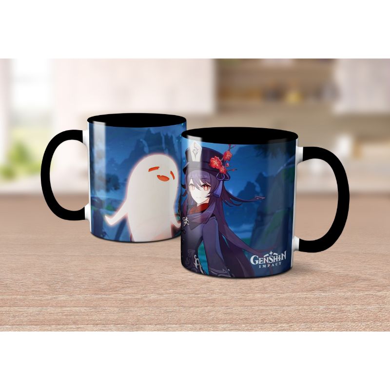 Caneca de Hu Tao do Genshin Impact