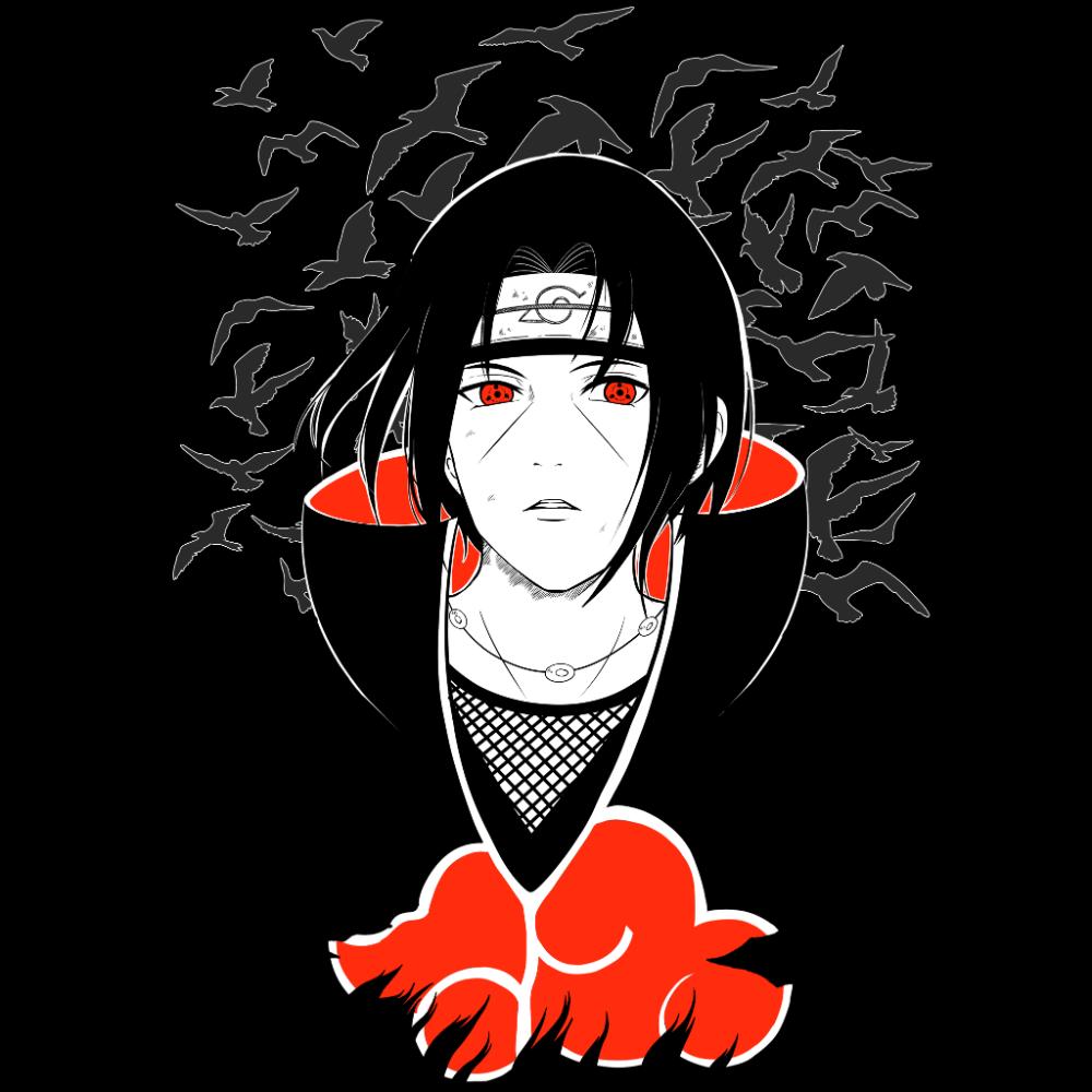 Camiseta Itachi v2 de Naruto (Art By Us)