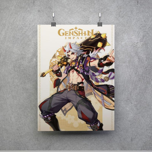 Póster Itto - Genshin Impact