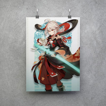 Poster Kaedehara Kazuha de Genshin Impact