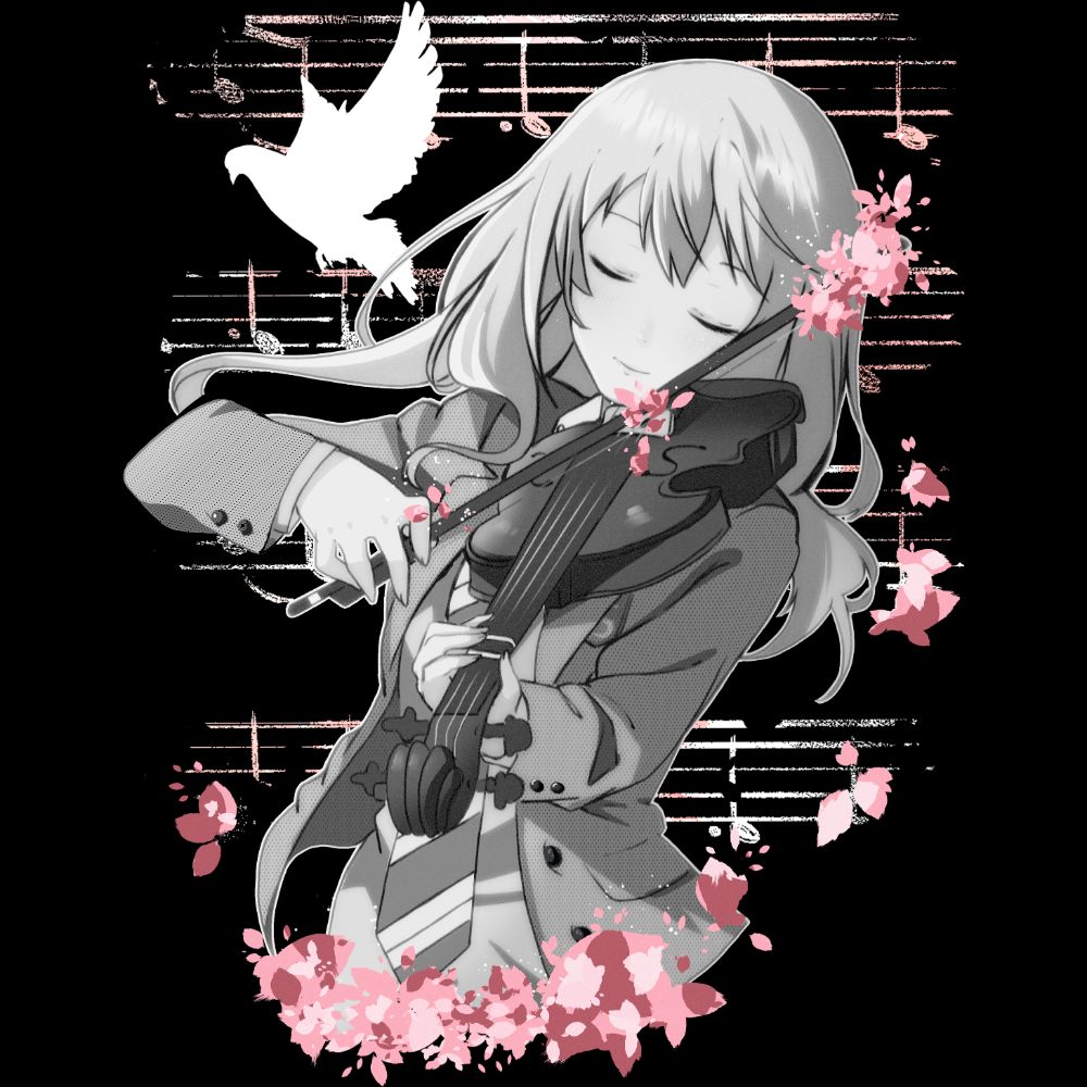 Camiseta Kaori , hear your heart Deluxe edition. de Your Lie in April (design by us)