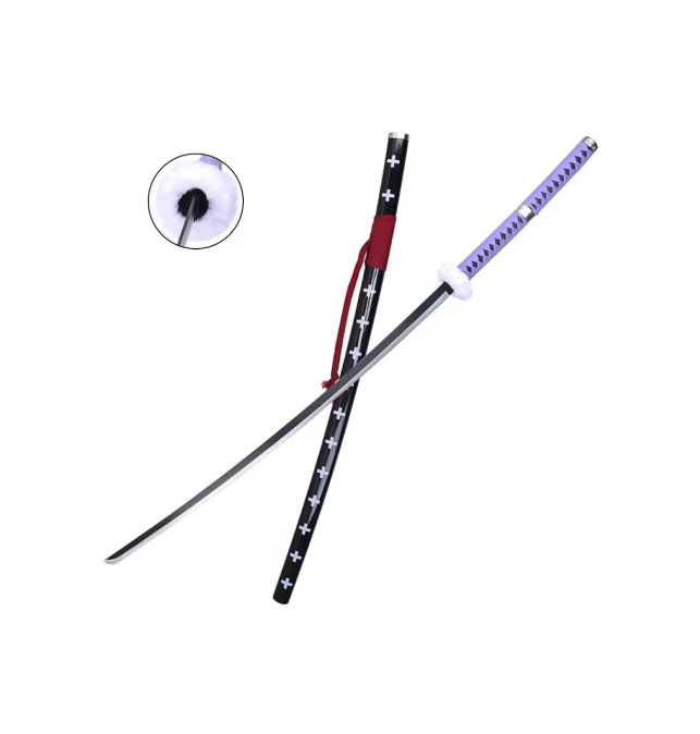 Katana Metal Kikoku Morado Trafalgar Law One Piece