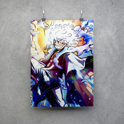 Poster Luffy Gear 5 Joy Boy One Piece