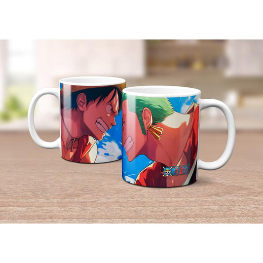 Taza Luffy vs Zoro One Piece