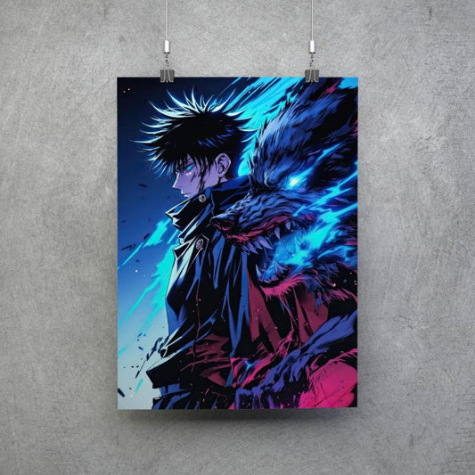 Poster Megumi Fushiguro Jujutsu Kaisen