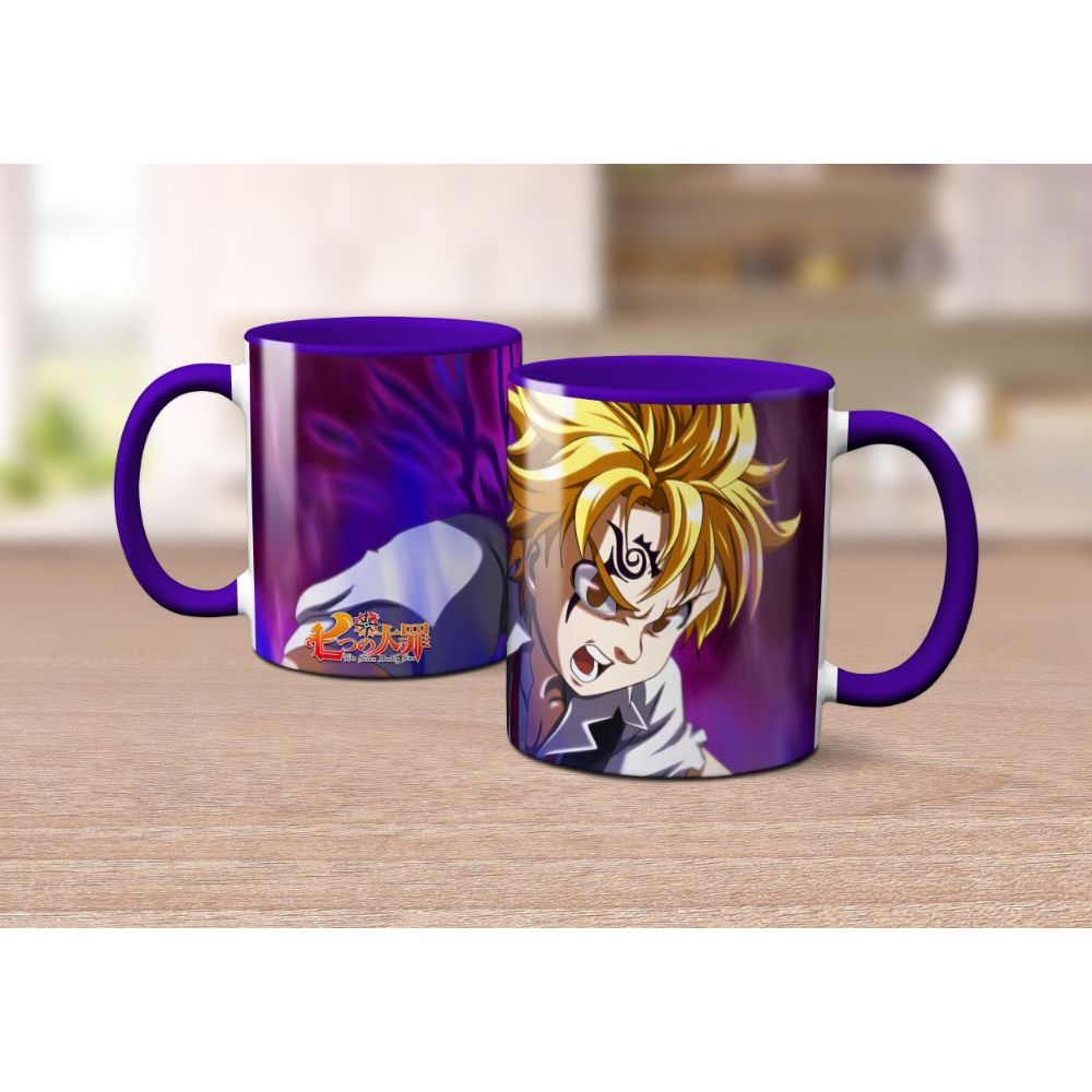 Caneca Meliodas Nanatsu no Taizai (Sete Pecados Mortais)