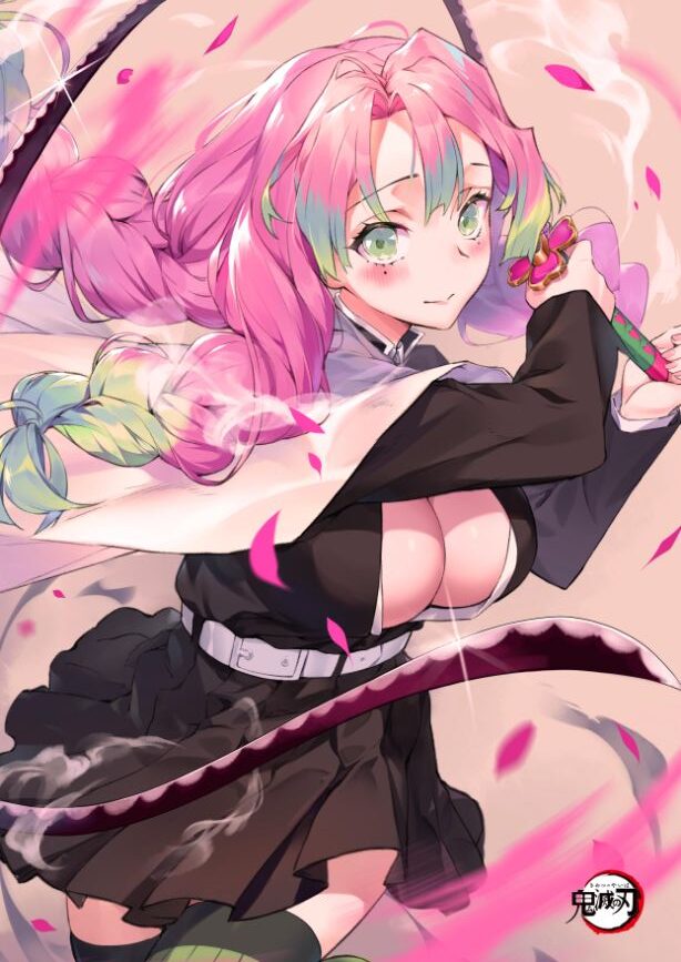 Poster Mitsuri de Kimetsu no yaiba
