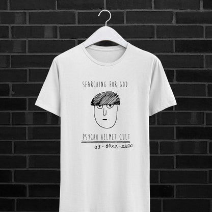 Camiseta Psycho Helmet Cult Mob Pyscho Blanco