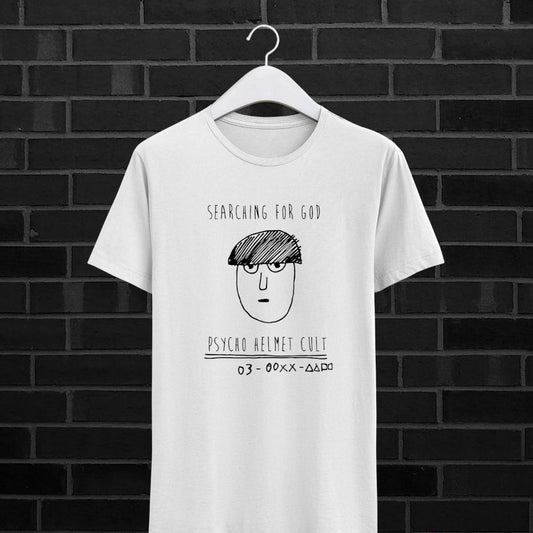 Camiseta Psycho Helmet Cult Mob Pyscho Blanco