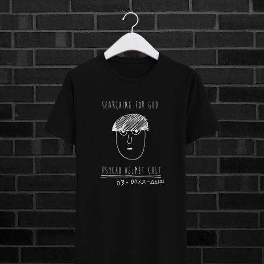 Camiseta Psycho Helmet Cult Mob Pyscho Negro