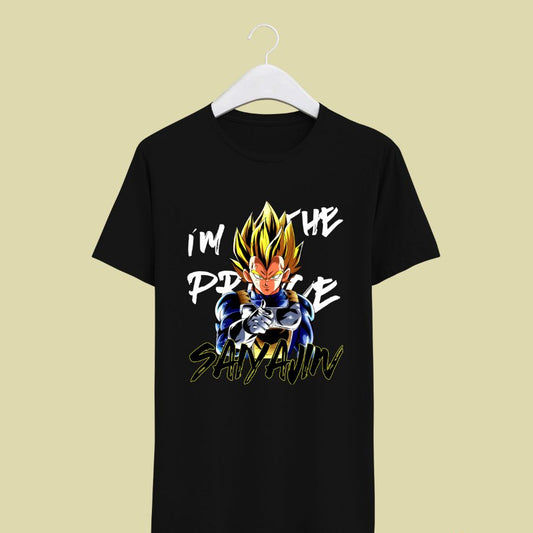 Camiseta Vegeta, principe saiyajin de Dragon Ball (art by us)