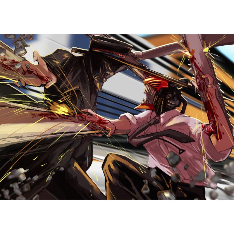 Poster Chainsaw man Denji