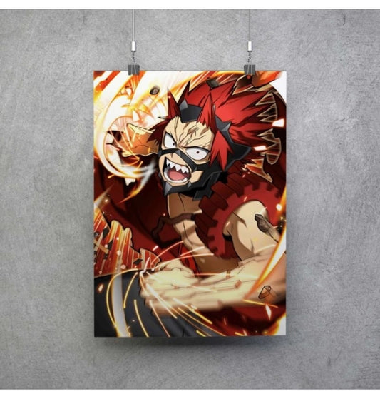 Poster Kirishima Red Riot Boku no Hero Academia