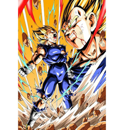 Poster Majin Vegeta de Dragon Ball