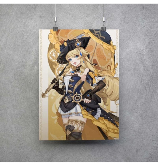 Póster da Navia de Genshin Impact