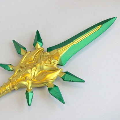 Réplica Lanza Halcón de Jade de Genshin Impact