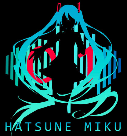 Camiseta Miku Hatsune de Vocaloid (Design by us)