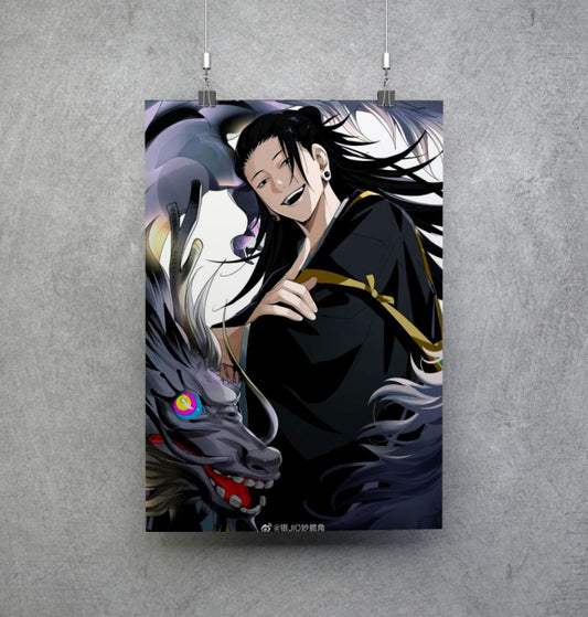 Poster de Suguru Geto de Jujutsu Kaisen