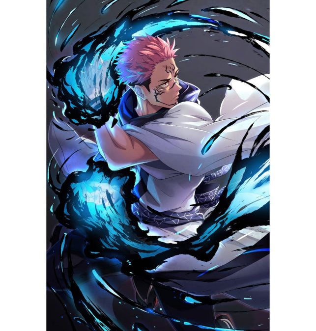 Poster de Sukuna Jujutsu Kaisen