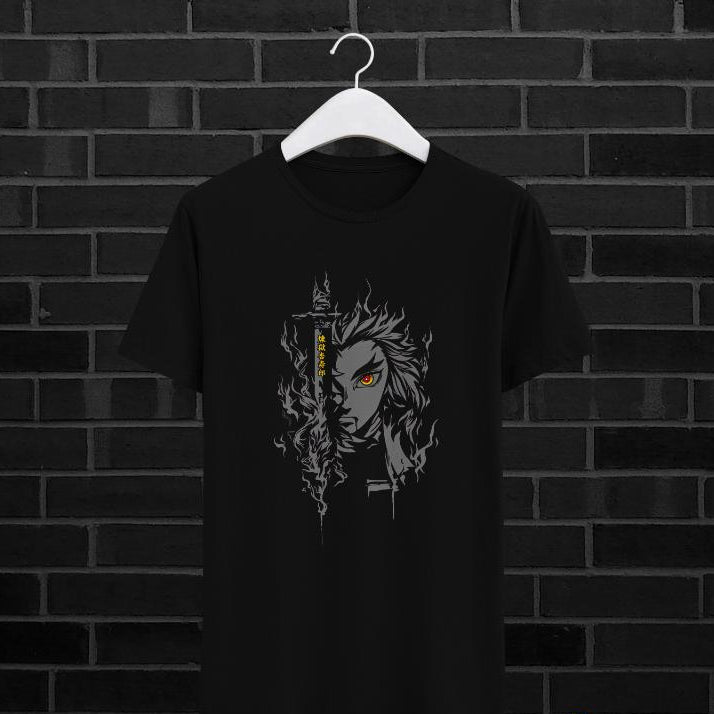 Camiseta Kyojuro Rengoku ver.2 Kimetsu no Yaiba