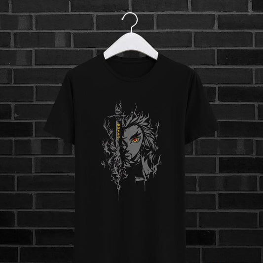 Camiseta Kyojuro Rengoku ver.2 Kimetsu no Yaiba