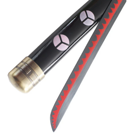 Réplica en PVC Katana Sushui Zoro One Piece con iluminación LED en Rojo
