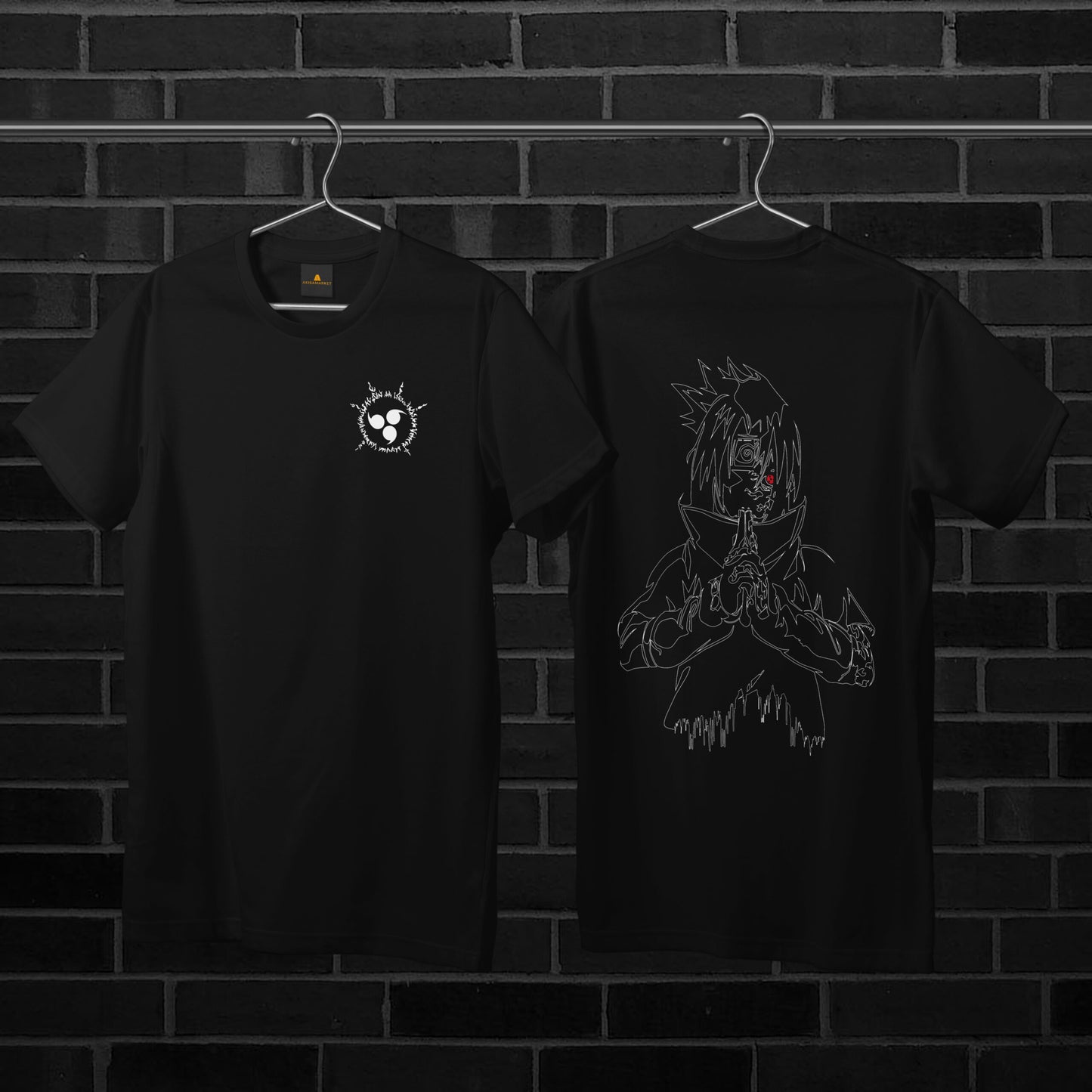 Camiseta Sasuke Uchiha de Naruto Deluxe Edition