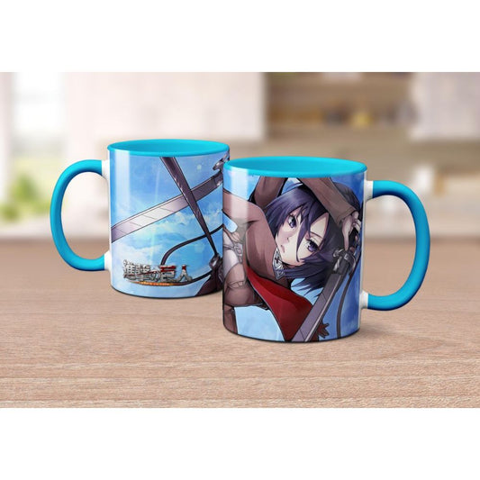 Caneca Mikasa Ackerman Ataque dos Titãs
