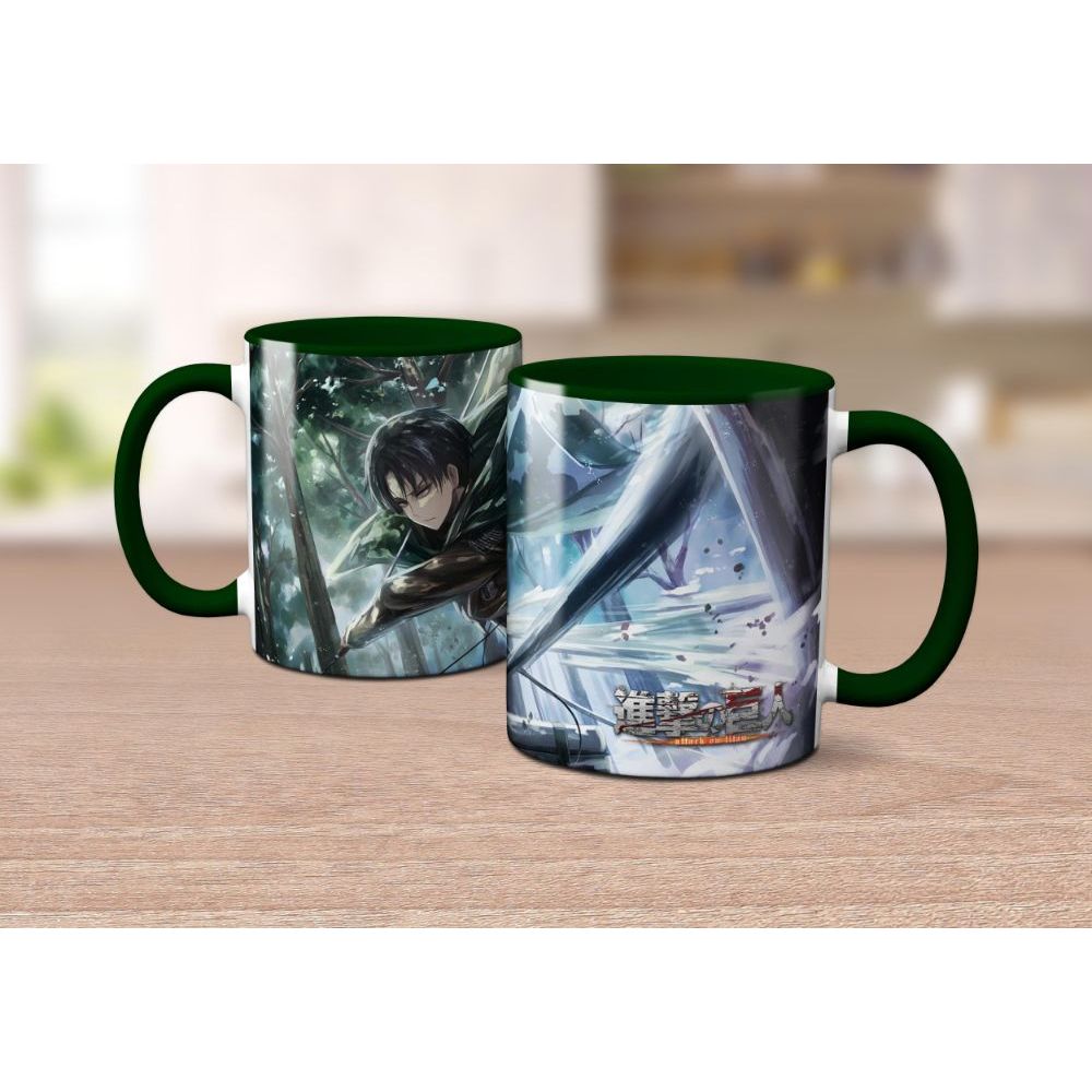 Caneca Levi Ackerman Shingeki no Kyojin