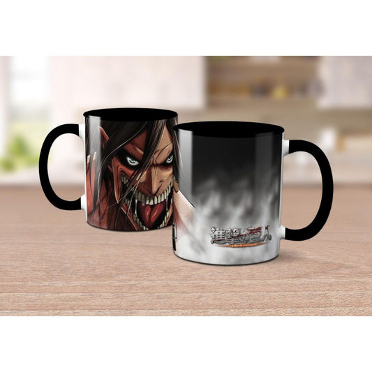 Caneca Eren Jaeger Ataque dos Titãs