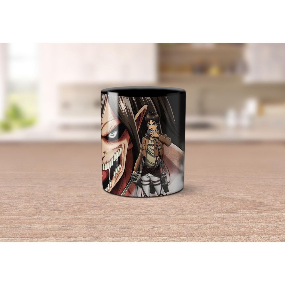 Caneca Eren Jaeger Ataque dos Titãs