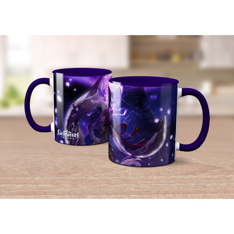 Caneca Shogun Raiden de Genshin Impact