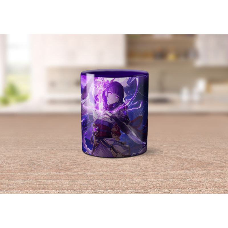 Caneca Shogun Raiden de Genshin Impact