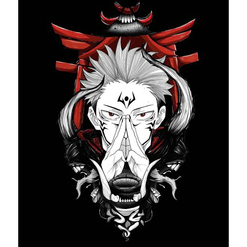 Camiseta Sukuna ver.2 Jujutsu Kaisen